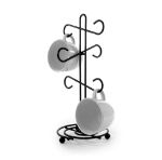 Picture of Scroll 6-Mug Holder - Black