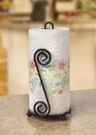 Picture of Scroll Paper Towel Holder - Black