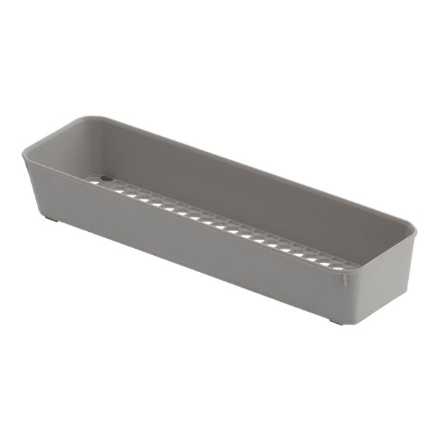 Picture of HEXA® 3" x 12" Drawer Organizer — Stone Gray