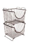 Picture of Ashley Large Stacking Basket - Bronze