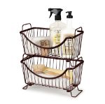 Picture of Ashley Small Stacking Basket - Bronze