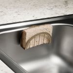 Picture of Ashley Suction Sink Sponge Holder - Satin Nickel