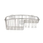 Picture of Contempo Suction Storage Basket With Hooks SS