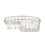 Picture of Contempo Suction Storage Basket With Hooks SS