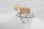 Picture of Cora Suction Corner Sink Caddy - Gray/Clear