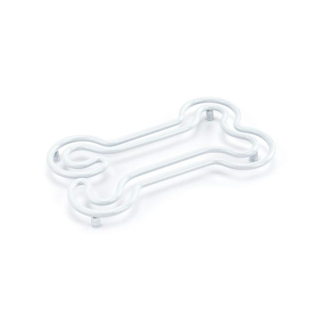 Picture of Dog Bone Trivet - White