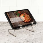 Picture of Euro Tablet & Cookbook Holder - Satin Nickel