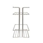 Picture of Euro Wall Mount 2-Tier Spice Rack - Satin Nickel