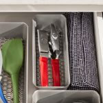 Picture of HEXA® 3" x 9" Drawer Organizer — Stone Gray