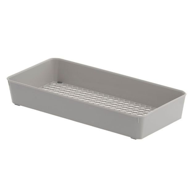 Picture of HEXA® 6" x 12" Drawer Organizer — Stone Gray