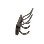 Picture of Millbrook Wall Mount 3-Hook Wood Rack - Coffee