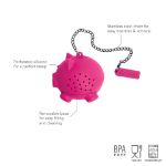 Picture of Pig Tea Infuser Silicone Fuchsia