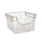 Picture of Scoop Medium Stacking Basket - Satin Nickel