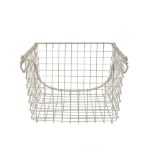 Picture of Scoop Medium Stacking Basket - Satin Nickel