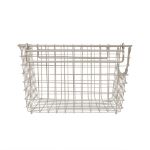 Picture of Scoop Medium Stacking Basket - Satin Nickel