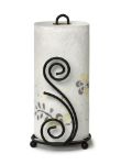 Picture of Scroll Deco Paper Towel Holder - Black