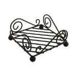 Picture of Scroll Flat Napkin Holder - Black