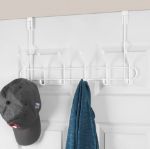 Picture of Over the Door 6-Double Hook Rack - White