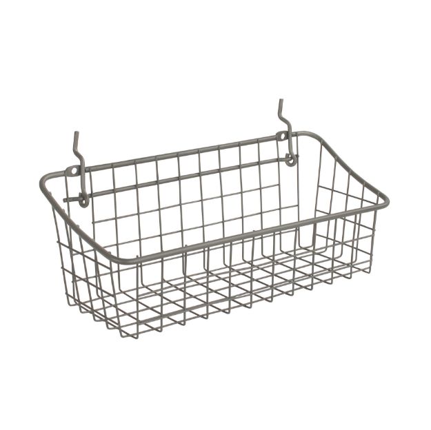 Picture of Small Pegboard & Wall Mount Basket - Industrial Gray