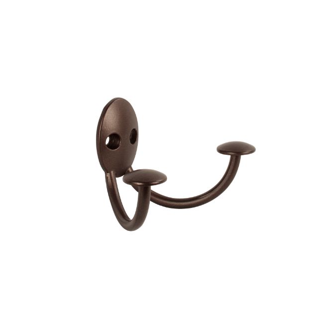 Picture of Stratford Wall Mount Double Hook - Bronze