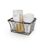 Picture of Twist Small Handled Basket - Black