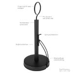 Picture of Ashley Tension Paper Towel Holder - Black