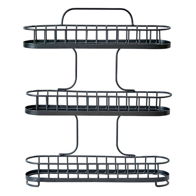 Picture of Yumi 3-Tier Spice Rack - Black