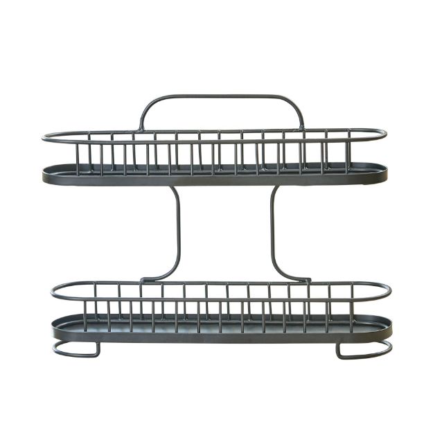 Picture of Yumi 2-Tier Spice Rack - Black