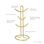 Picture of Euro® 6-Mug Holder - Gold