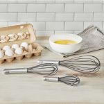 Picture of 6" Silicone Coated Stainless Steel Mini Whisk - Charcoal