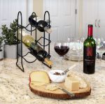 Picture of Townhouse 6-Bottle Wine Rack - Black