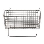 Picture of Pegboard Basket with Paper Towel Holder - Industrial Gray