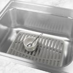 Picture of Cora Large Kitchen Sink Mat - Gray/Clear