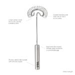 Picture of 10" Stainless Steel Spiral Whisk