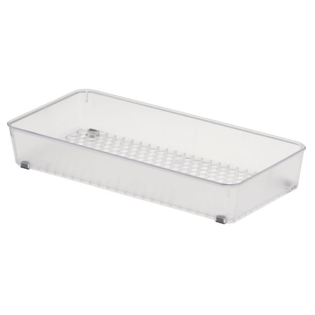 Picture of HEXA® 6" x 12" Drawer Organizer — Clear frost