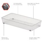 Picture of HEXA® 6" x 12" Drawer Organizer — Clear frost