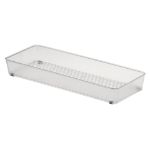 Picture of HEXA® 6" x 15" Drawer Organizer — Clear Frost